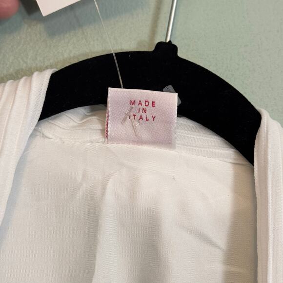 Biconf Satin Nightgown Dress Robe Set Women 52 White Bridal Nightwear ITALY NWT - Picture 16 of 16